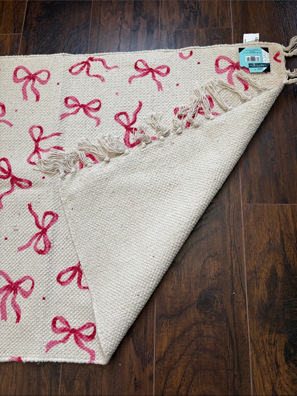 🆕The Spring Shop Pink Bow Area/Throw Rug - Picture 4 of 5